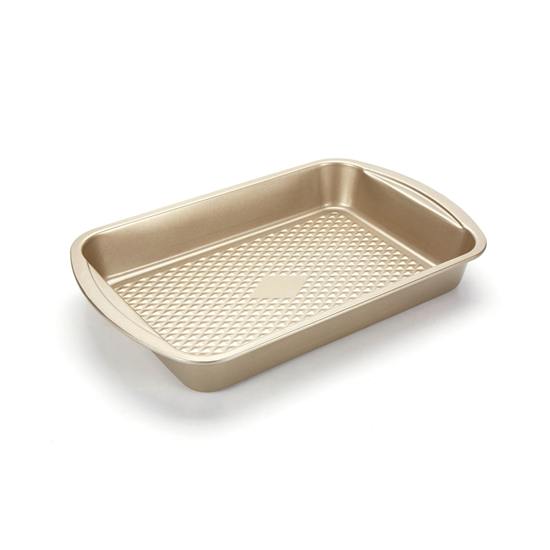 CH-6R3824L Gold Diamond Base Baking Pan