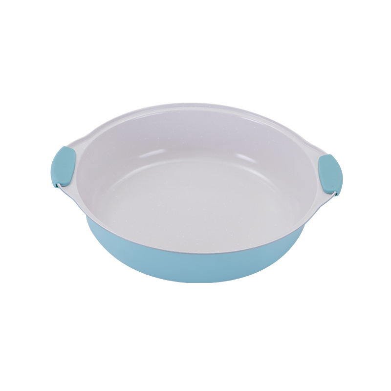 Blue And White Round Cake Pan