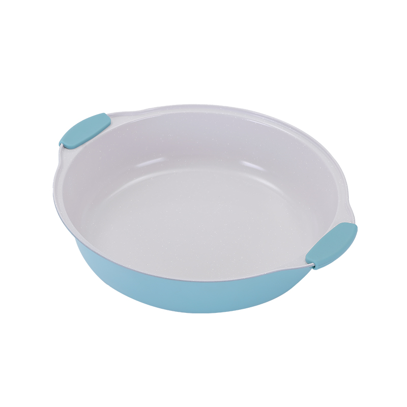 Blue And White Round Cake Pan