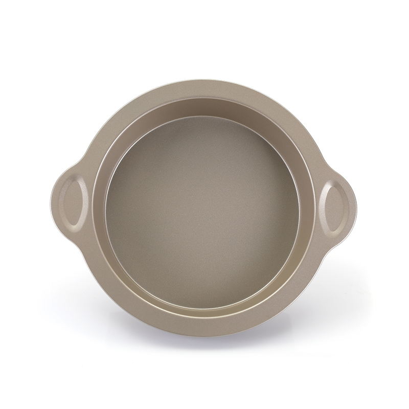 Golden Cake Mold With Handles