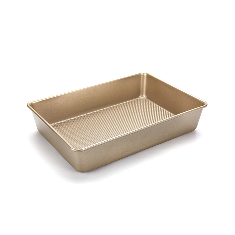 Golden Textured Carbon Steel Baking Pan