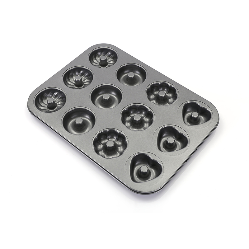 12 Cavity 4 Shapes Doughnut Baking Pan