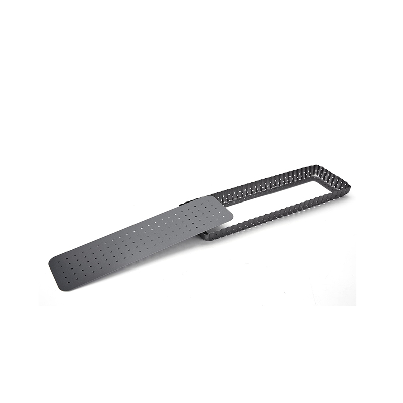 CH-T3511K Perforated Rectangular Quiche Pan with Loose Base