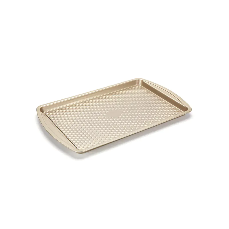 CH-6R4427L Gold Diamond Base Cookie Tray