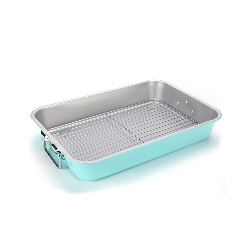 Nonstick Roasting Pan With Rack And Handles