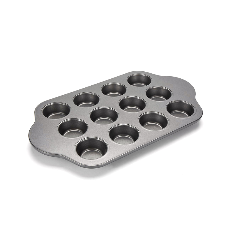 CH-B002TGA 12 Cup Muffin Pan with Grips