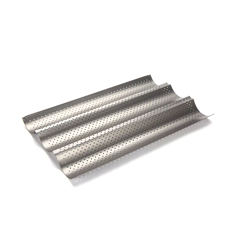 Baguette Baking Tray Crust Quality Starts With Perforation